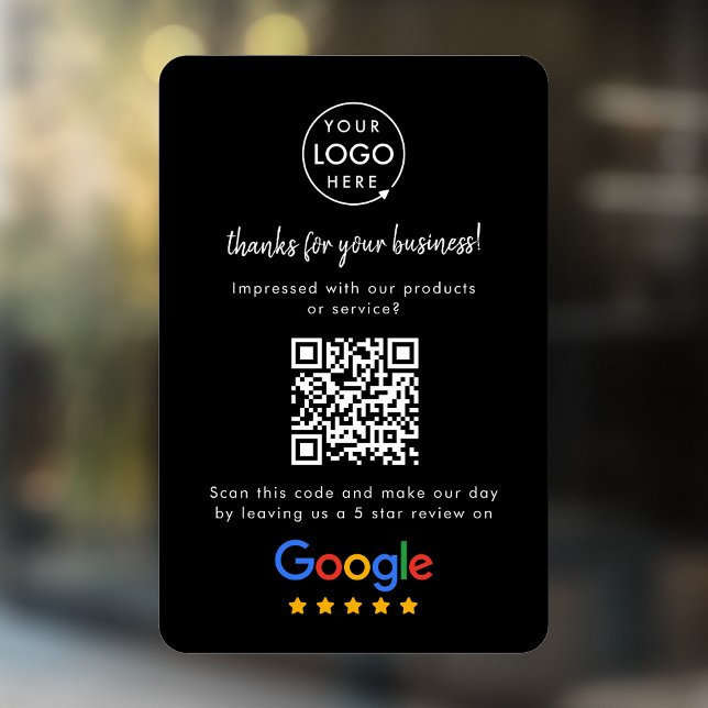 QR Code Review Card